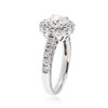 Image 3 : 14KT White Gold 1.62 ctw Diamond Ring