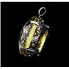 Image 2 : 14KT White Gold 149.90 ctw Citrine Pendant