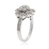 Image 3 : 18KT White Gold 0.86 ctw Diamond Ring