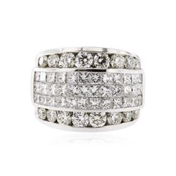 18KT White Gold 4.92 ctw Diamond Ring