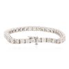 Image 2 : 14KT White Gold 11.53 ctw Diamond Tennis Bracelet