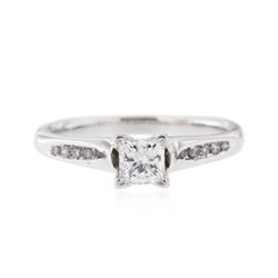 14KT White Gold 0.66 ctw Diamond Ring