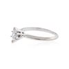 Image 2 : 14KT White Gold 0.32 ctw Diamond Solitaire Ring