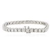 Image 2 : 14KT White Gold 7.15 ctw Diamond Tennis Bracelet