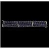 Image 1 : 14KT White Gold 48.30 ctw Tanzanite and Diamond Bracelet