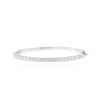 Image 1 : 14KT White Gold 3.00 ctw Diamond Bangle Bracelet