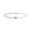 Image 2 : 14KT White Gold 3.00 ctw Diamond Bangle Bracelet