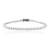 Image 1 : 18KT White Gold 5.78 ctw Diamond Tennis Bracelet