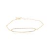 Image 1 : 14KT Yellow Gold 0.38 ctw Diamond Bracelet