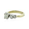 Image 2 : 14KT Two-Tone Gold 1.15 ctw Diamond Ring