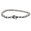 Image 2 : 14KT White Gold 1.28 ctw Tanzanite and Diamond Bracelet