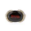 Image 1 : 10KT Yellow Gold 9.55 ctw Garnet and Diamond Ring