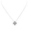 Image 1 : 14KT White Gold 1.67 ctw Diamond Pendant With Chain