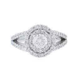 14KT White Gold 1.12 ctw Diamond Ring