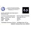 Image 3 : 14KT White Gold 25.14 ctw Smokey Quartz and Diamond Earrings