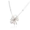 Image 3 : 14KT White Gold 1.20 ctw Diamond Necklace