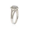 Image 3 : 18KT White Gold 1.50 ctw Star Sapphire and Diamond Ring