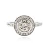 Image 1 : 14KT White Gold 1.89 ctw Diamond Ring