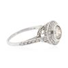 Image 2 : 14KT White Gold 1.89 ctw Diamond Ring