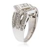 Image 3 : 18KT White Gold 1.00 ctw Diamond Ring