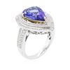 Image 3 : 14KT Two-Tone Gold 4.05 ctw Tanzanite and Diamond Ring