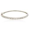 Image 1 : 14KT White Gold 1.11 ctw Diamond Bangle