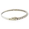 Image 2 : 14KT White Gold 1.11 ctw Diamond Bangle