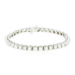 14KT White Gold 6.85 ctw Diamond Bracelet