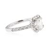 Image 2 : 14KT White Gold EGL USA Certified 1.56 ctw Diamond Ring