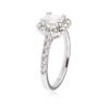 Image 3 : 14KT White Gold EGL USA Certified 1.56 ctw Diamond Ring