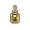 Image 1 : 14KT Yellow Gold 2.52 ctw Citrine and Diamond Pendant