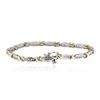 Image 2 : 14KT Two-Tone Gold 0.50 ctw Diamond Bracelet