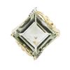 Image 1 : 10KT Two-Tone Gold 11.00 ctw Amethyst and Diamond Ring