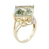 Image 3 : 10KT Two-Tone Gold 11.00 ctw Amethyst and Diamond Ring