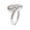 Image 3 : 14KT White Gold 0.62 ctw Diamond Ring