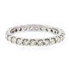 Image 1 : 14KT White Gold 0.98 ctw Diamond Ring