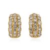 Image 1 : 18KT Yellow Gold 2.77 ctw Diamond Earrings