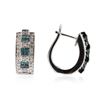 Image 2 : 14KT White Gold 0.80 ctw Diamond Earrings