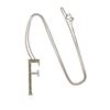Image 1 : 14KT White Gold 0.15 ctw Diamond Pendant With Chain