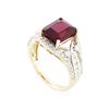 Image 1 : 14KT Yellow Gold 5.05 ctw Ruby and Diamond Ring