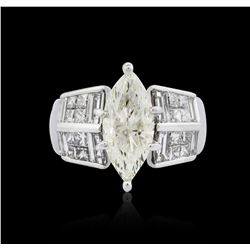 14KT White Gold 3.57 ctw Diamond Ring