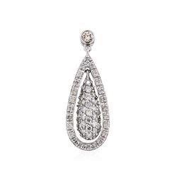 14KT White Gold 0.73 ctw Diamond Pendant