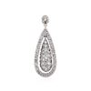 Image 1 : 14KT White Gold 0.73 ctw Diamond Pendant