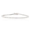 Image 1 : 18KT White Gold 2.13 ctw Diamond Tennis Bracelet