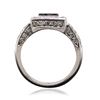Image 3 : 14KT White Gold 0.95 ctw Diamond Ring