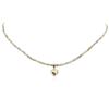 Image 1 : 14KT Yellow Gold 21.73 ctw Rough Diamond Necklace With Charm
