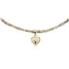 Image 2 : 14KT Yellow Gold 21.73 ctw Rough Diamond Necklace With Charm