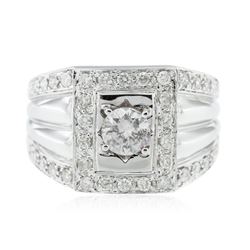 14KT White Gold 0.68 ctw Diamond Engagement Ring