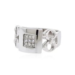 14KT White Gold 0.14 ctw Diamond Ring