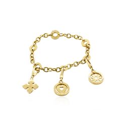 Bulgari 18KT Yellow Gold Charm Bracelet